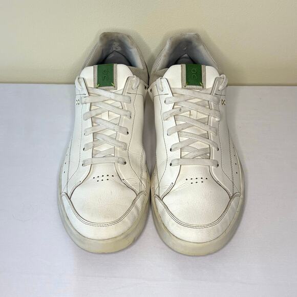 On Running The Roger Centre Court Tennis Shoe Men\'s 12.5 White Green Sneaker main image 5